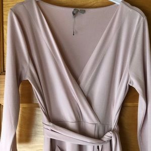 REPOSH ASOS Blush Faux Wrap Dress